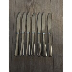7‎ Dinner Knives FRIENDSHIP Wm A Rogers Stainless Oneida
